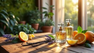 découvrez notre sélection de parfums élaborés avec des ingrédients naturels et durables, alliant fraîcheur, qualité et respect de l'environnement pour une expérience olfactive unique.